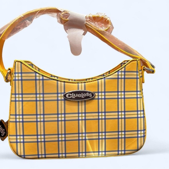 Handbags - Clueless Yellow-Blue Plaid Women's Bag